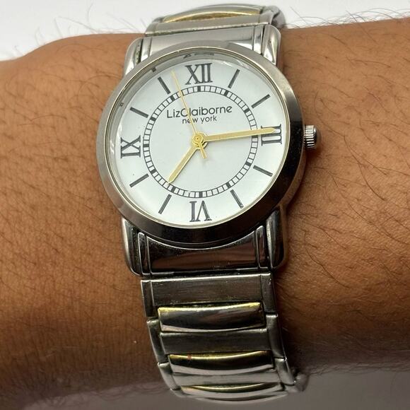 Silver Liz Claiborne Men's Watch - Picture 2 of 4